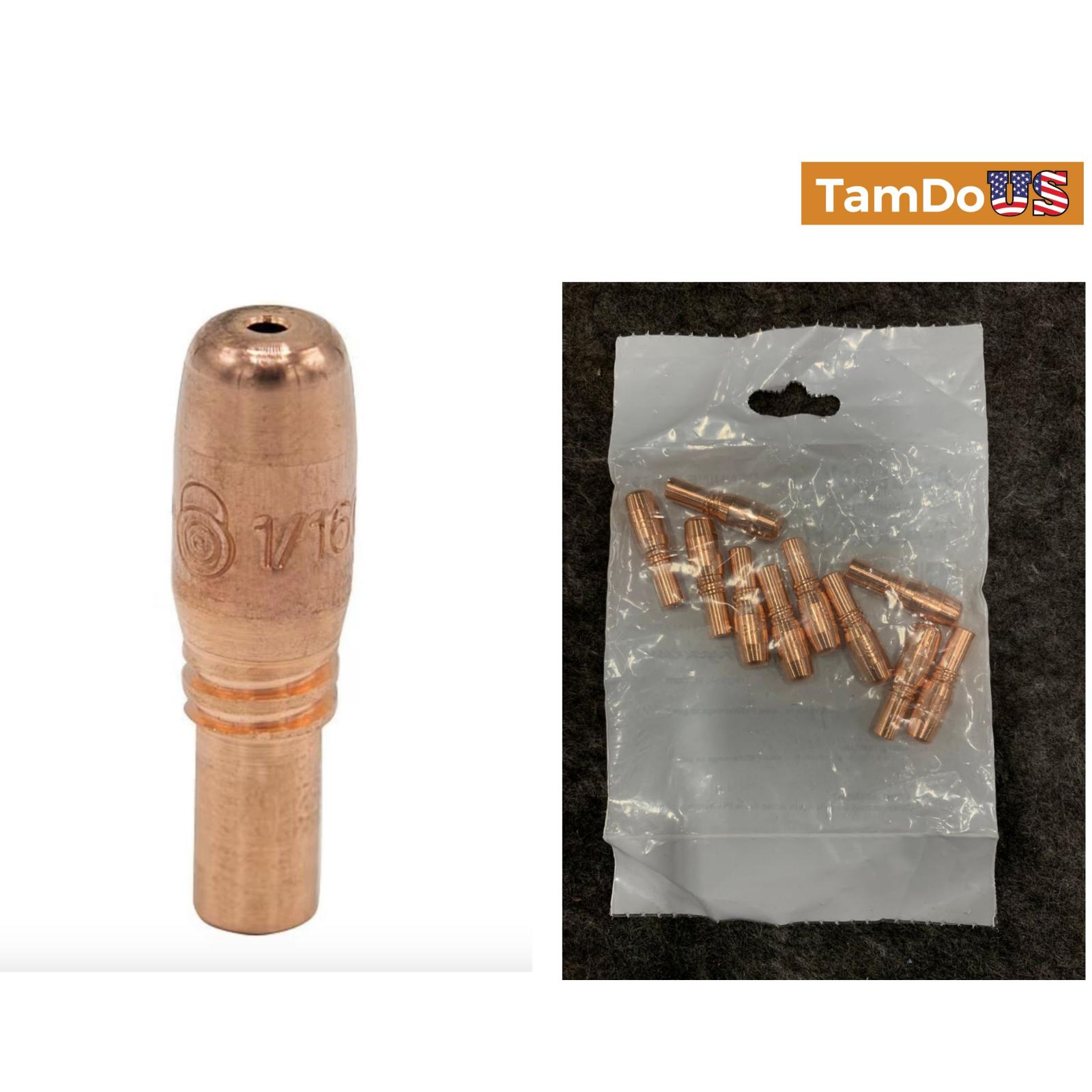 Bernard T-A062CH AccuLock HD Contact Tips – 1/16" (1.6mm) MIG Welding - Photo 4